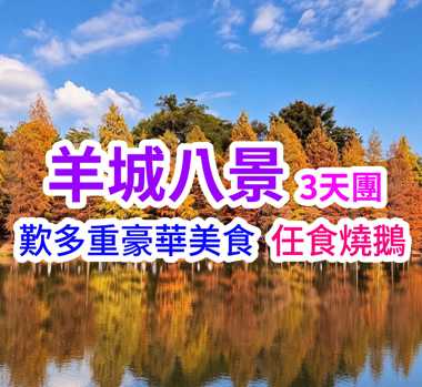 打卡最美羊城八景之龍洞琪林，龍騰四海功夫魚宴&鴿吞翅+任食燒鵝美食3天團
